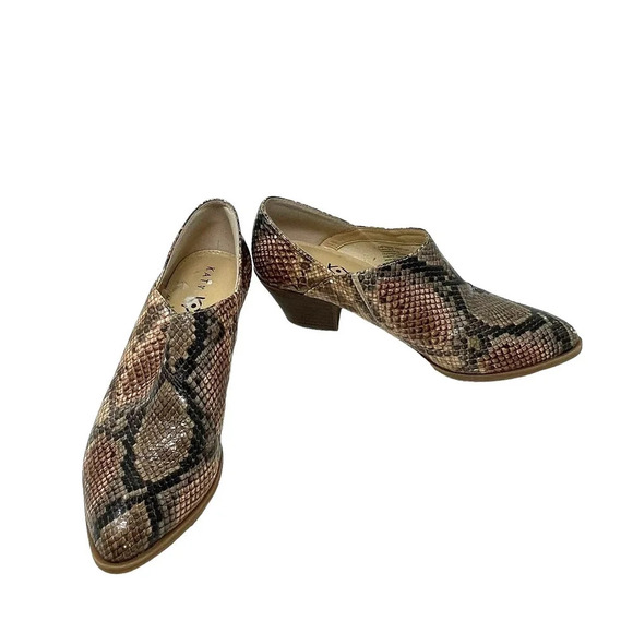 Katy Perry The Hope Brown Snakeskin Print Ankle‎ Bootie Shootie Size US 5.5 - Picture 5 of 9